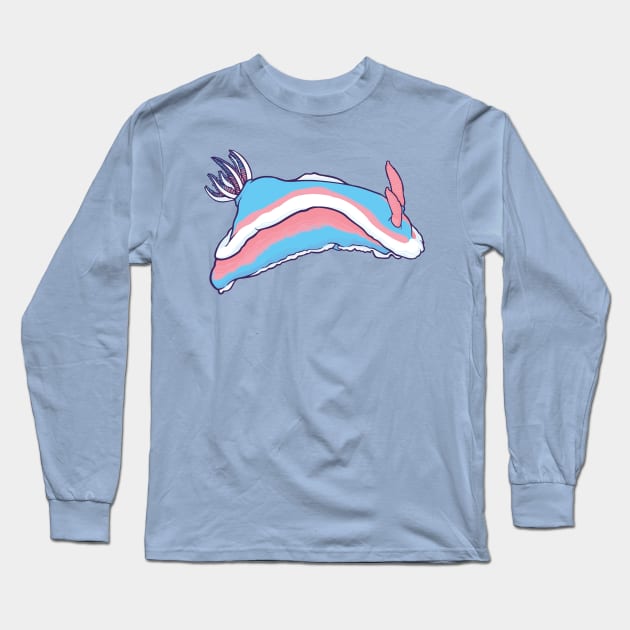 Sea Transgender Long Sleeve T-Shirt by Soft Biology